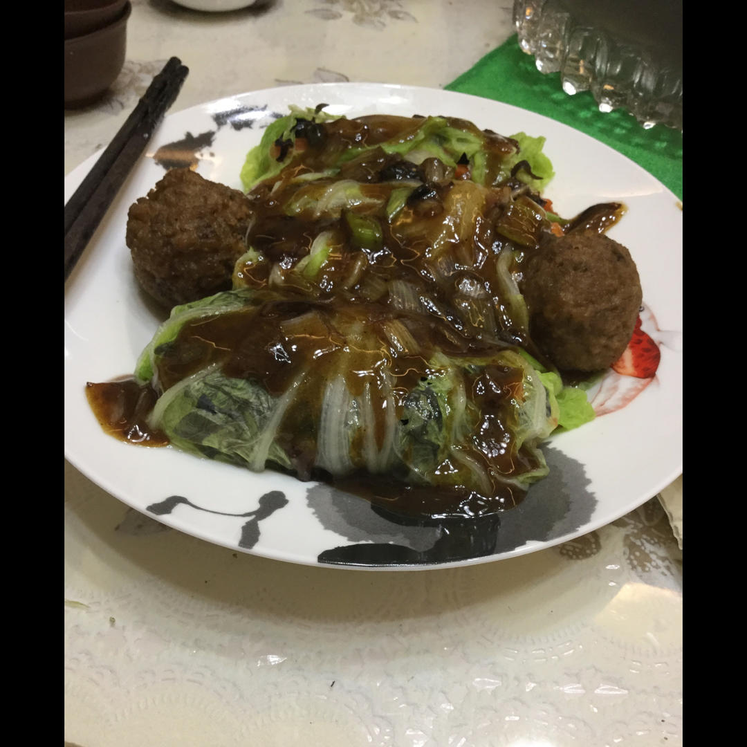 肉酿白菜卷