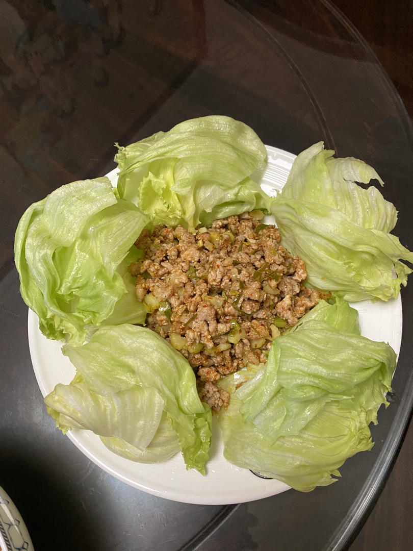 生菜包肉碎