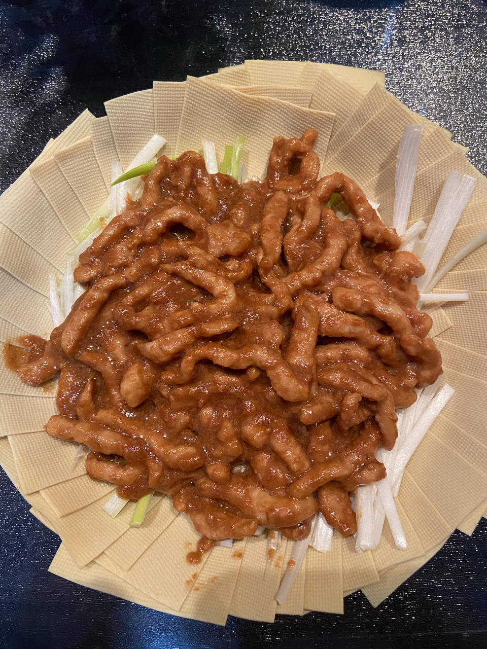 传统做法 京酱肉丝