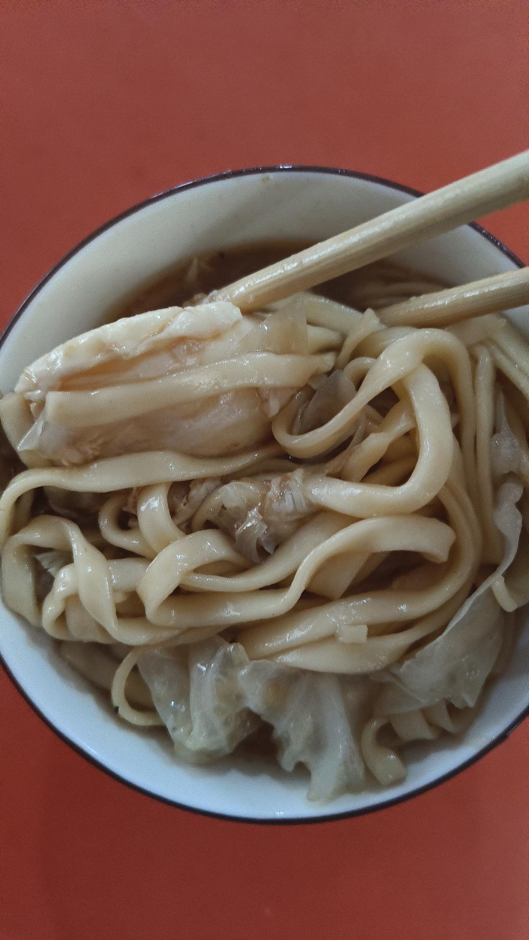 白菜炝锅面·老饭骨版