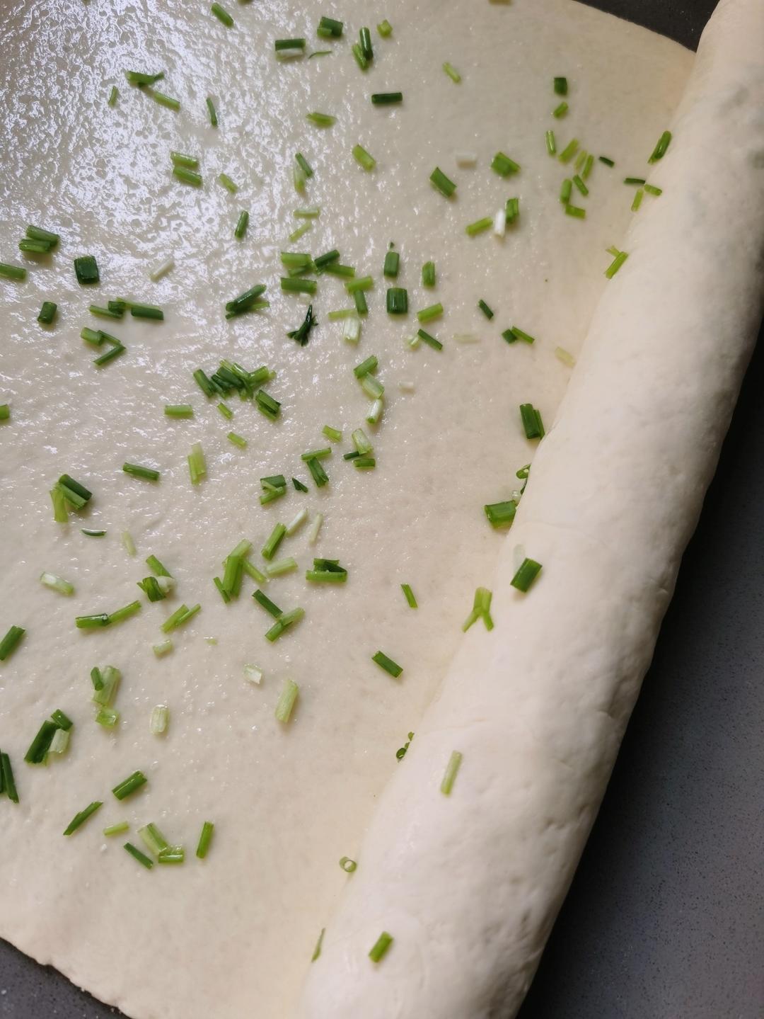 传统的葱油花卷