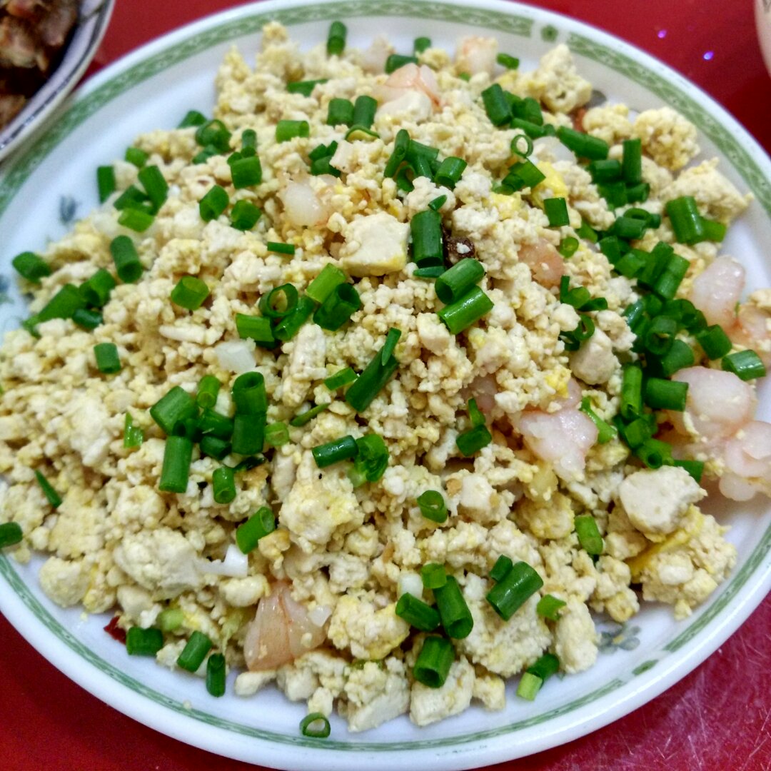 国王回归做的鸡刨豆腐