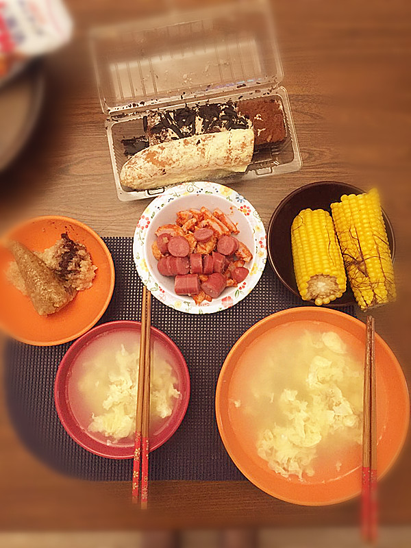 家有一个贤惠老公做早餐系列