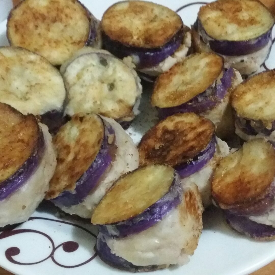 香煎土豆泥茄盒