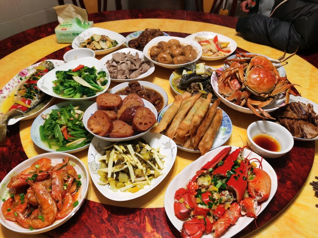 晒晒我家年夜饭