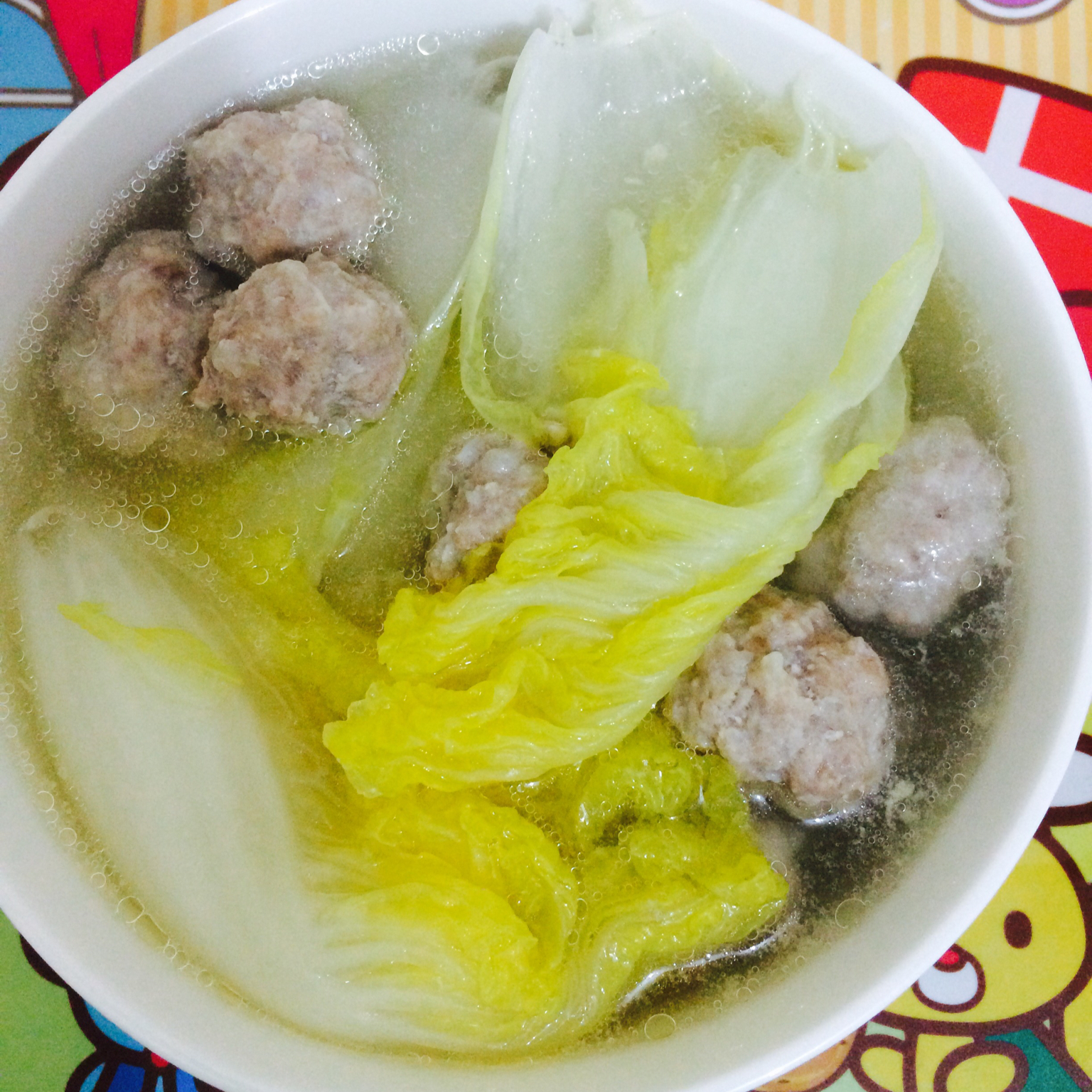 手工肉丸汤