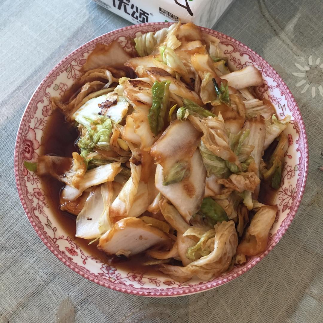 白菜炒木耳