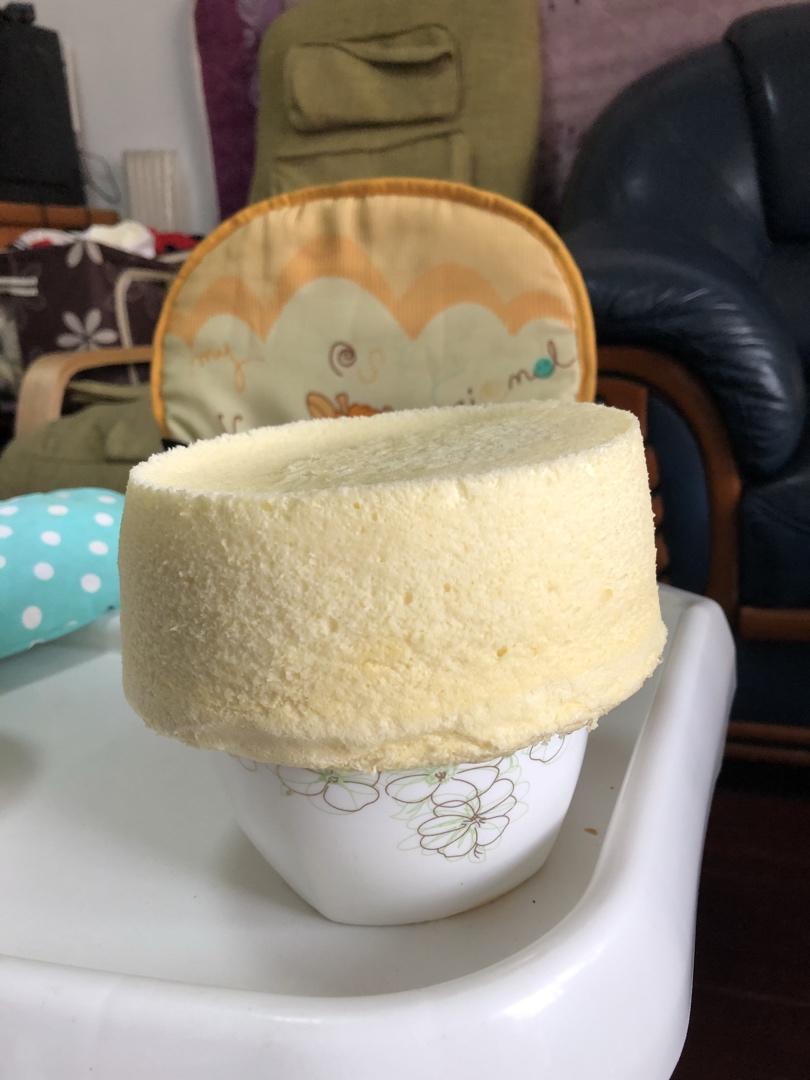 蒸蛋糕。。。清蒸戚风蛋糕---健康营养蒸出来（2蛋6寸）