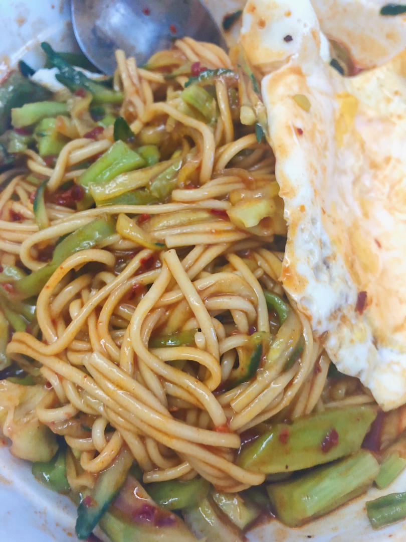 巨好吃㊙️酸辣凉拌面❗️十分钟搞定，简单快手❗️