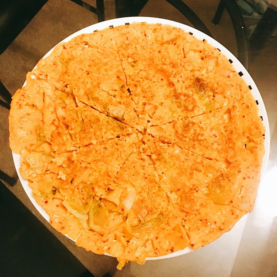 十五分钟的快手泡菜饼