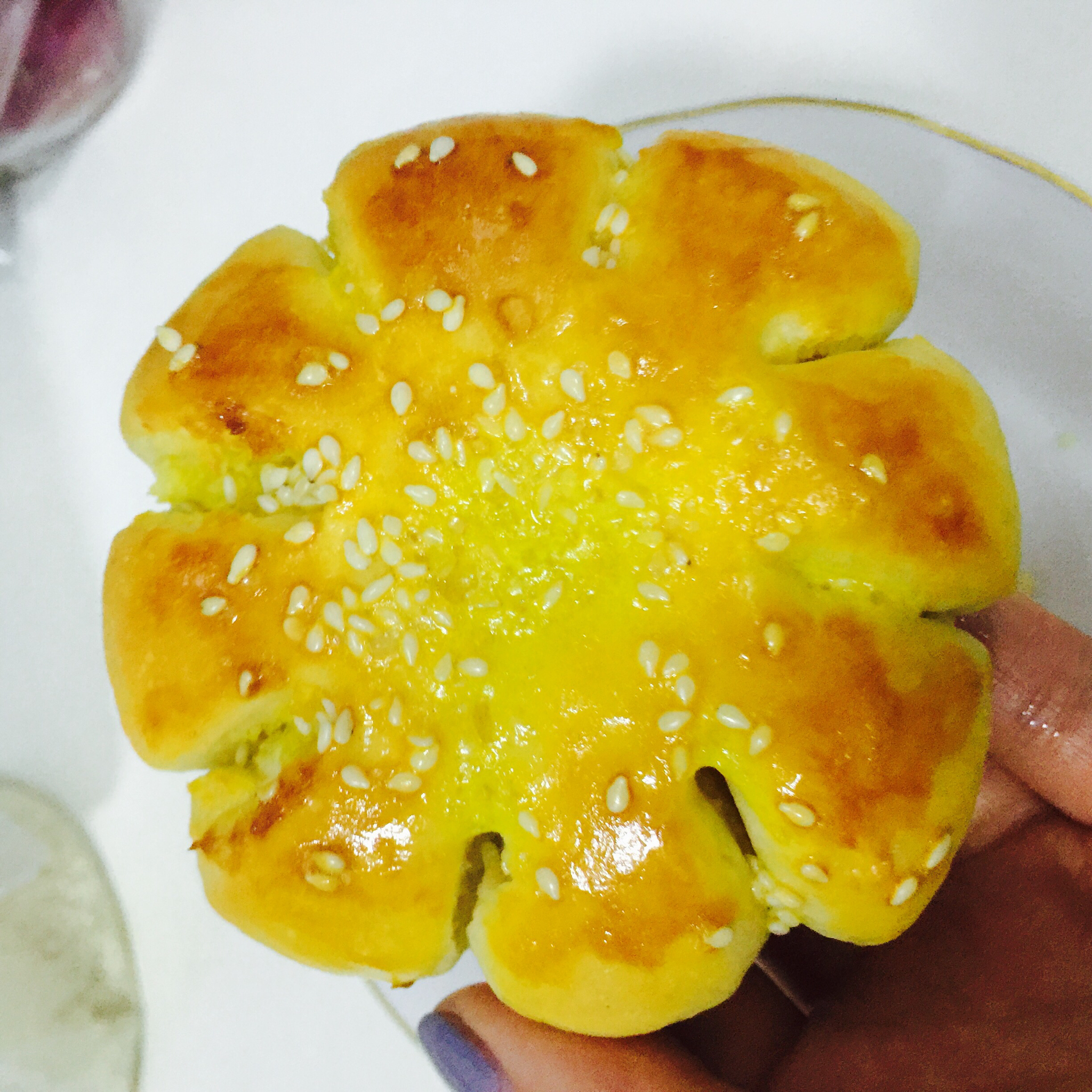豆沙早餐包