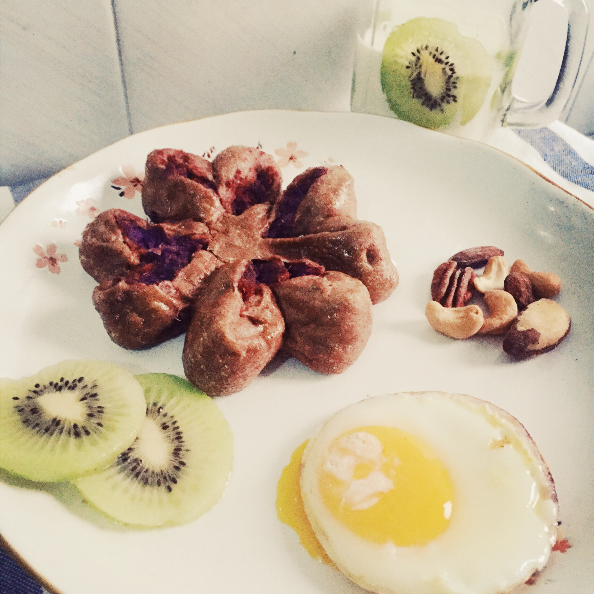 紫薯四叶草面包（汤种法）