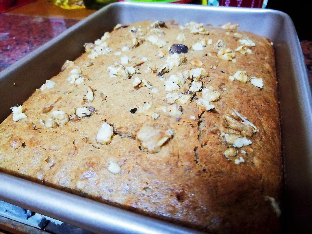 香蕉核桃磅蛋糕 Banana & Walnut Pound Cake