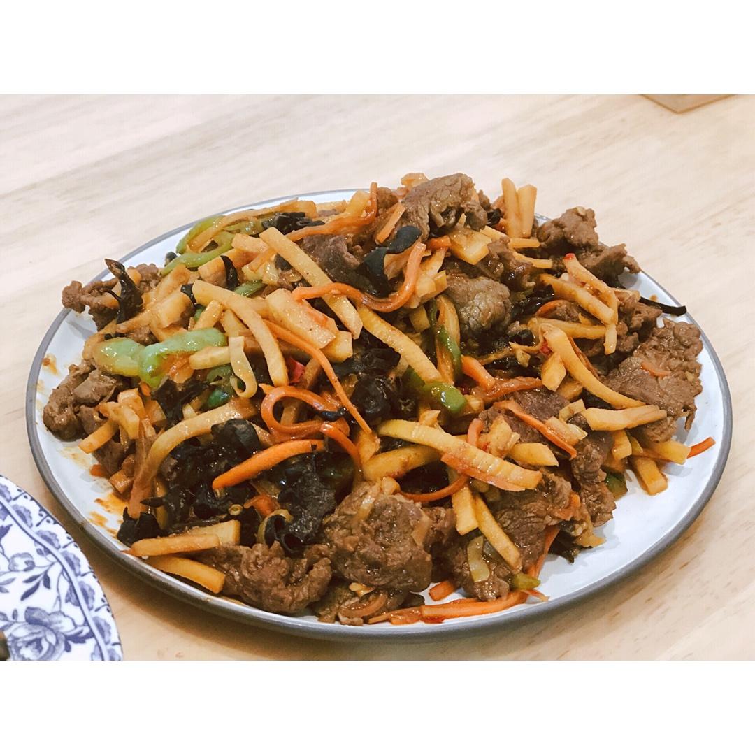 少油版鱼香肉丝，简单快手，好吃下饭
