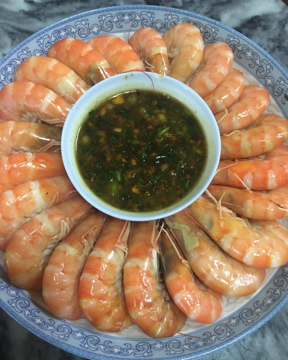 菜宵味做的清蒸虾