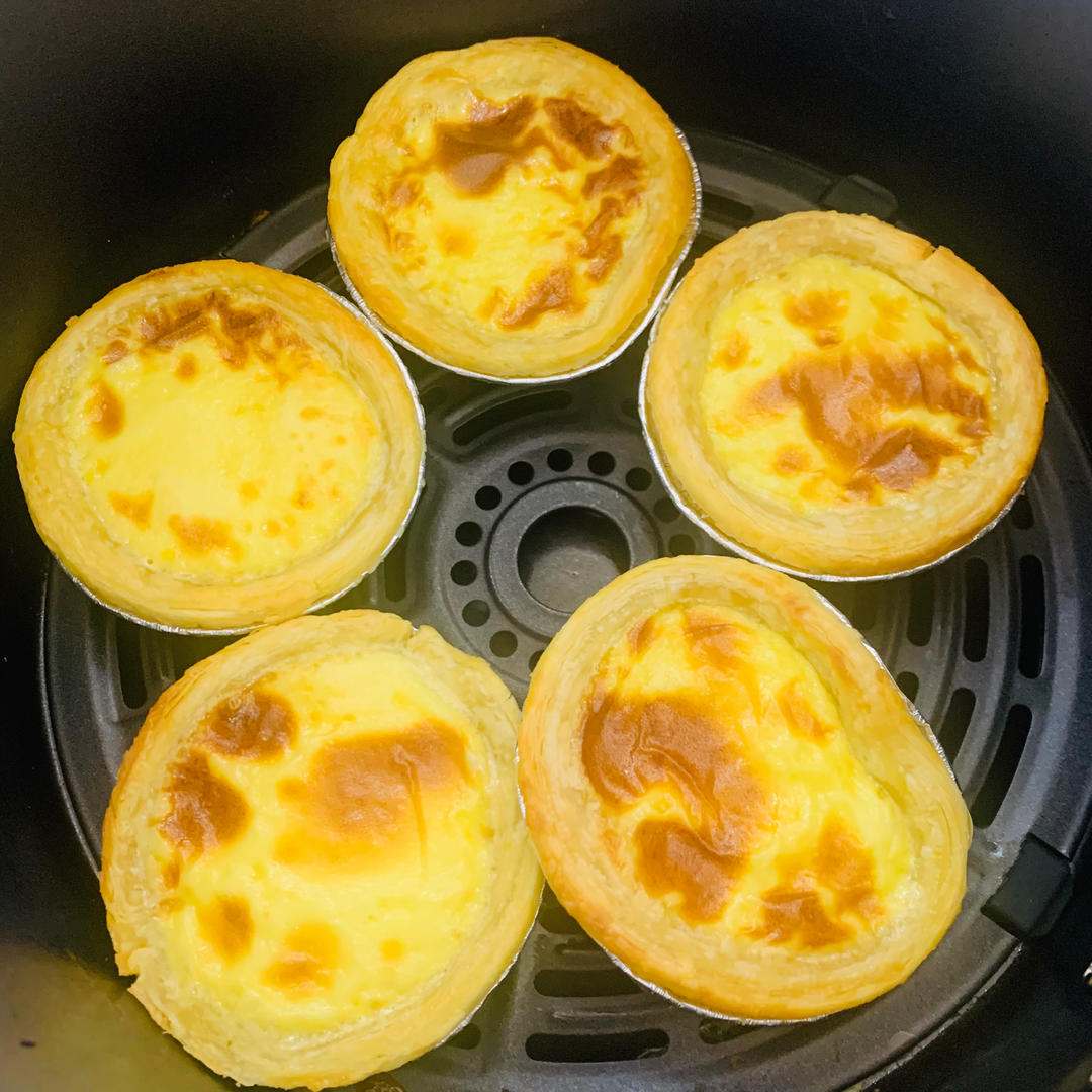 空气炸锅版全蛋葡式蛋挞『秒杀KFC』悠伴空气炸锅