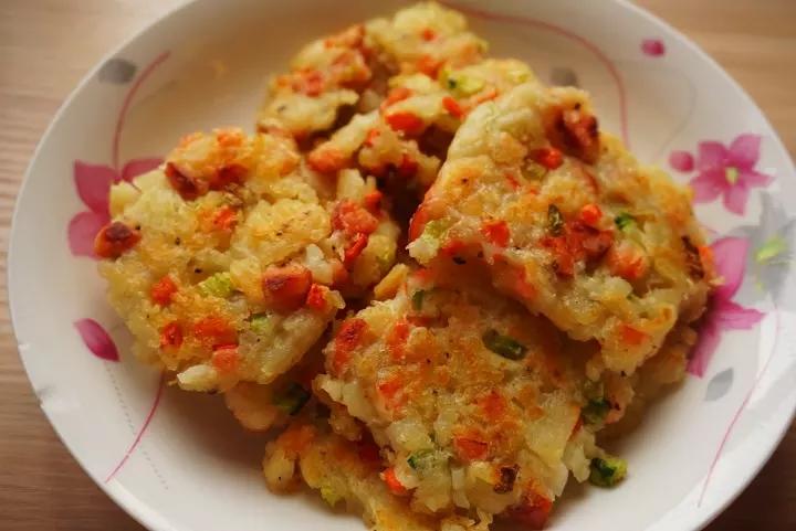 【土豆泥早餐饼】的做法