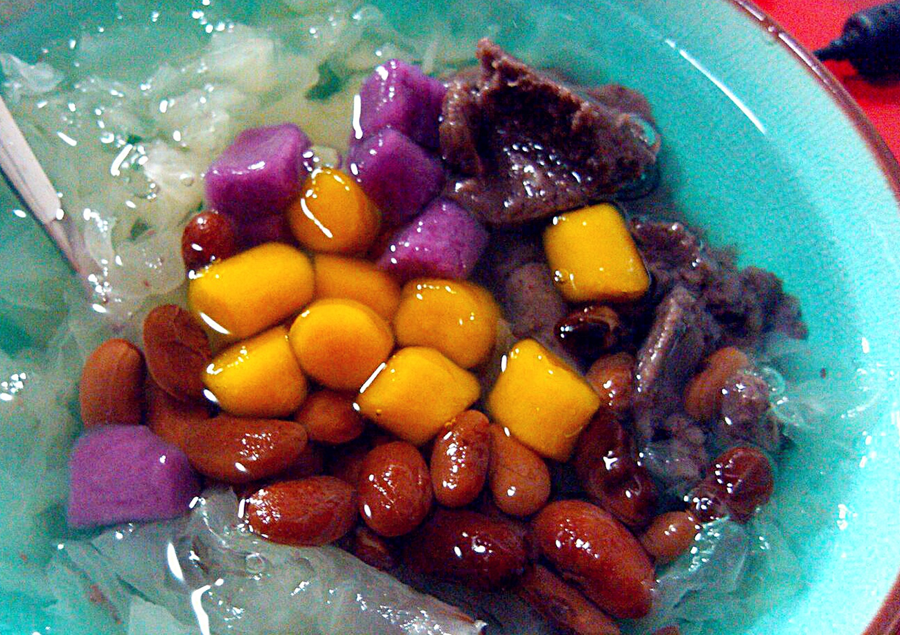 红豆芋圆汤