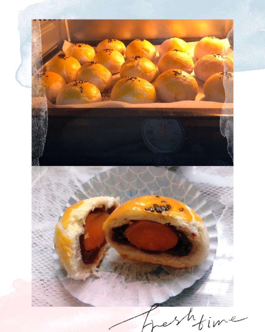 掉渣渣的蛋黄酥（超详细的方子）