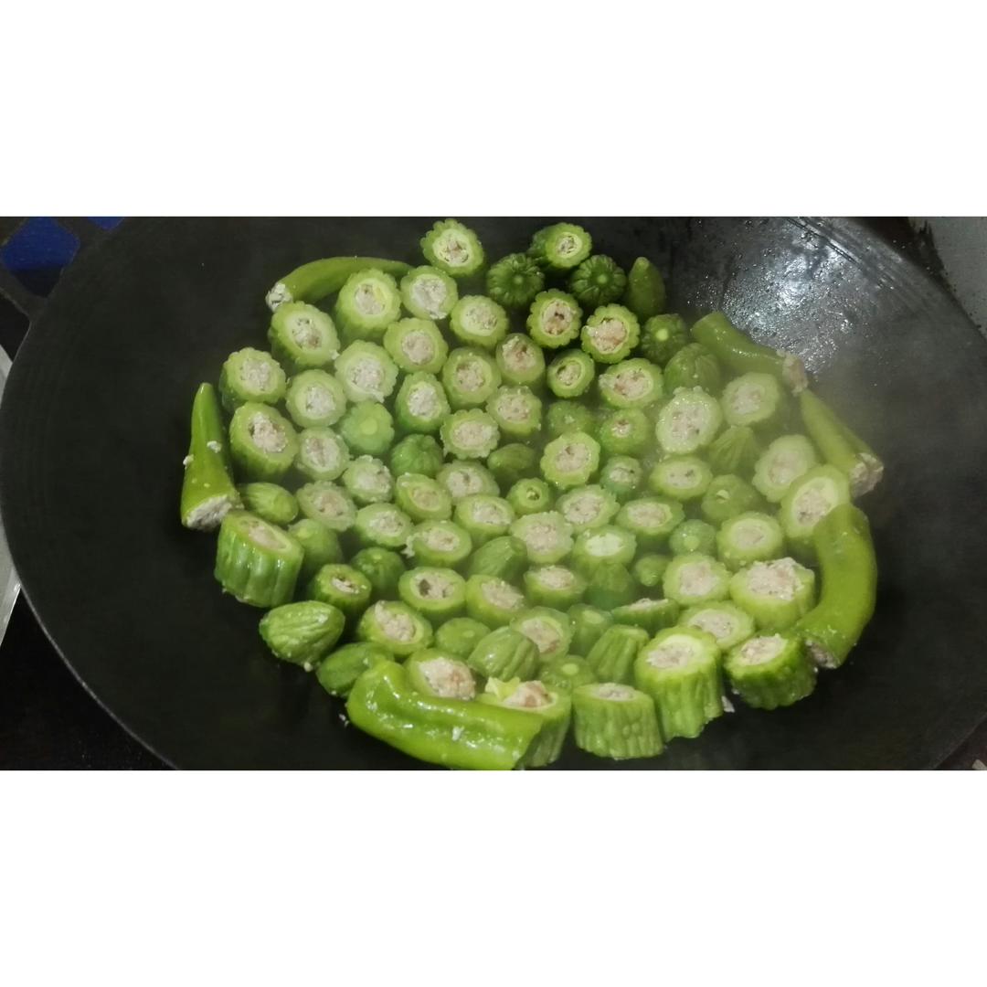 客家糯米酿苦瓜