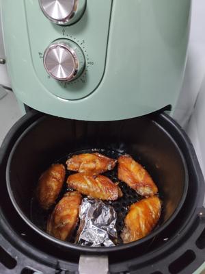 空气炸锅之奥尔良烤鸡翅（不用翻面）的做法 步骤6