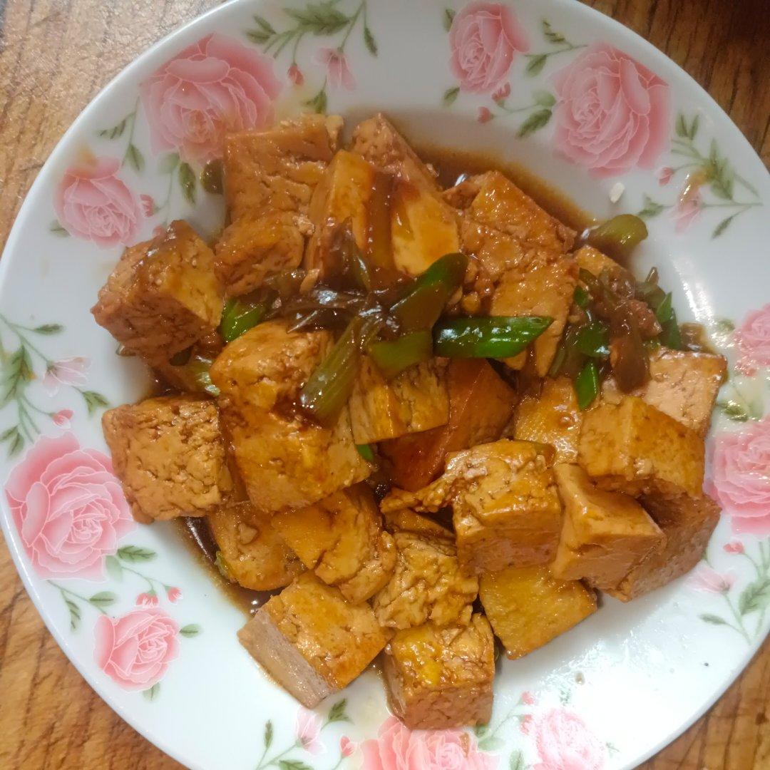 家常葱烧豆腐
