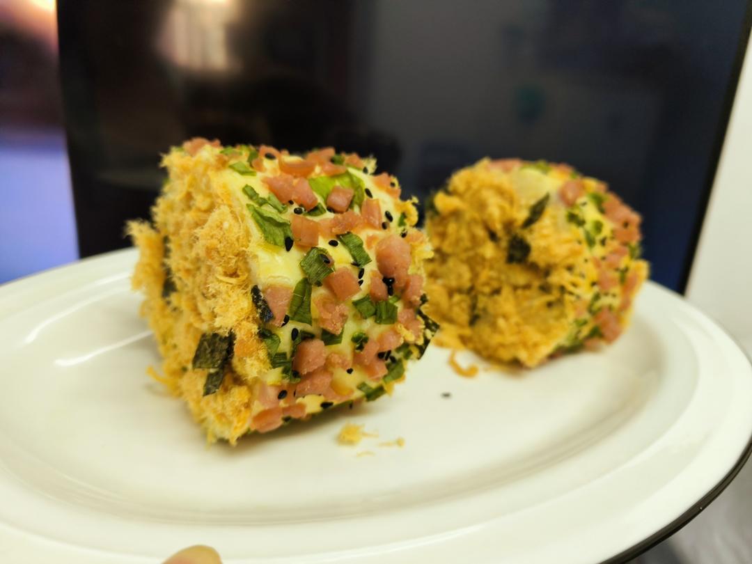 香葱肉松卷的做法