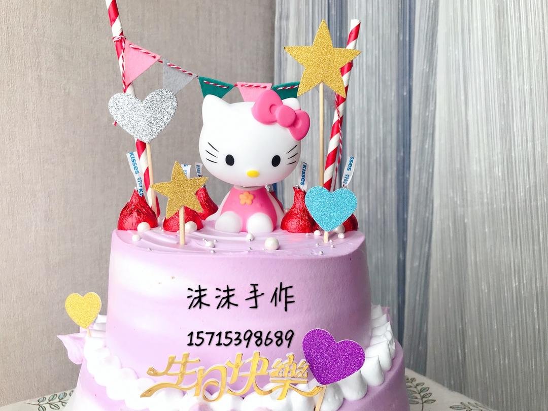 裱花奶油草莓蛋糕🍰（含详细抹面裱花教程）