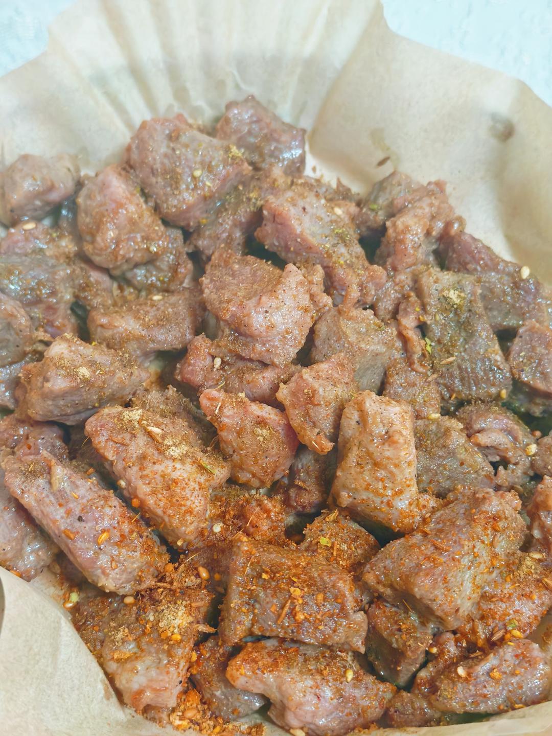 我做的蒜香孜然牛肉粒完爆烧烤店！！
