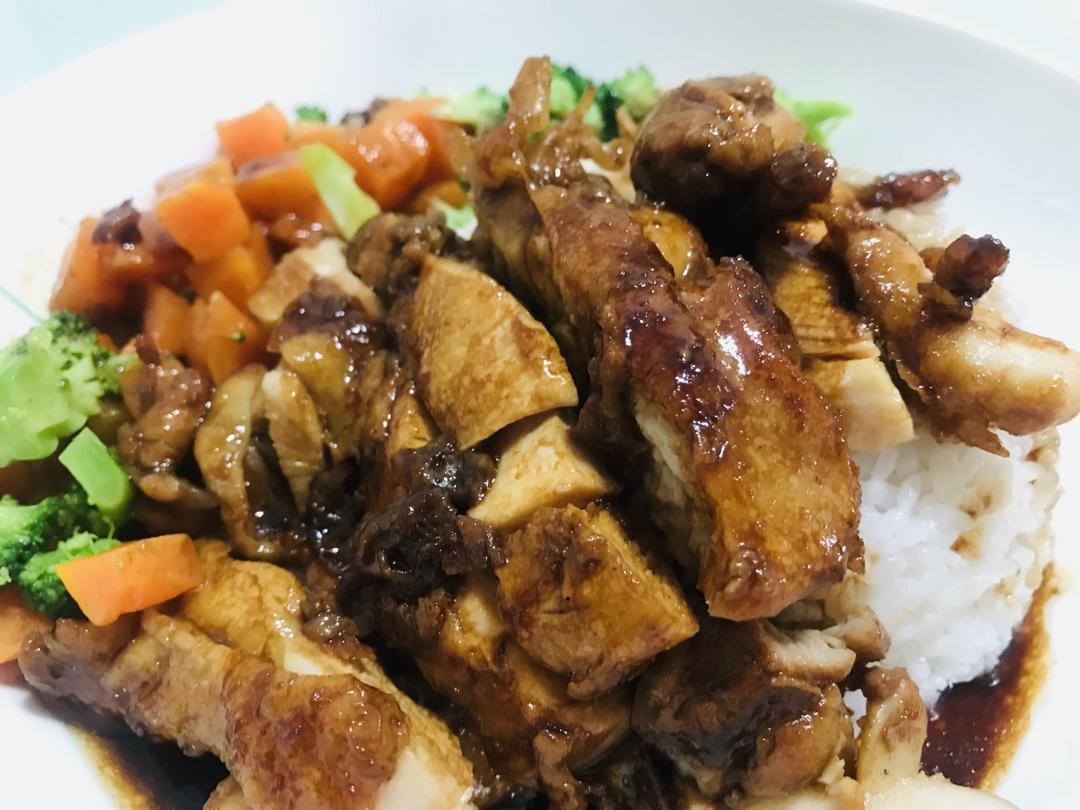 照烧鸡腿饭