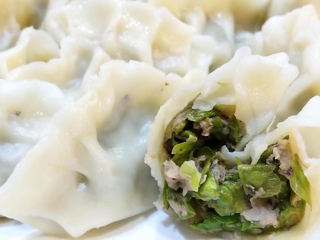榆钱馅饺子