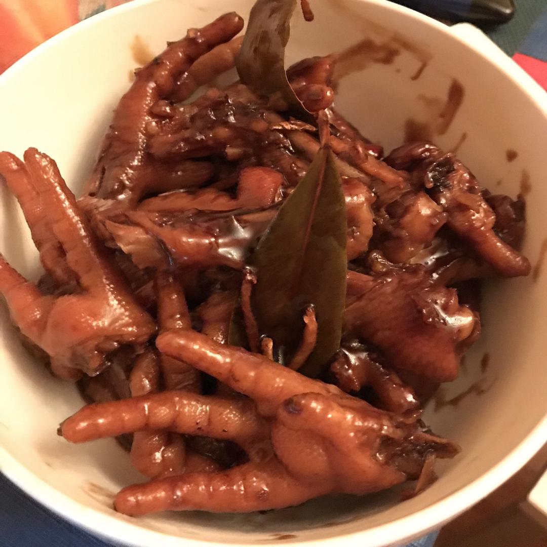 香辣烧鸡爪