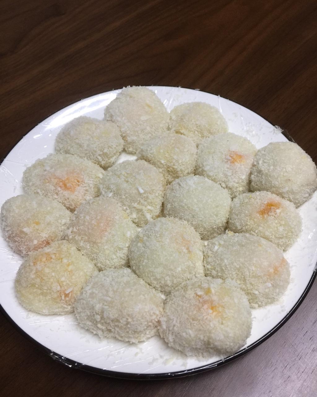 simonettashaman做的莲蓉糯米糍