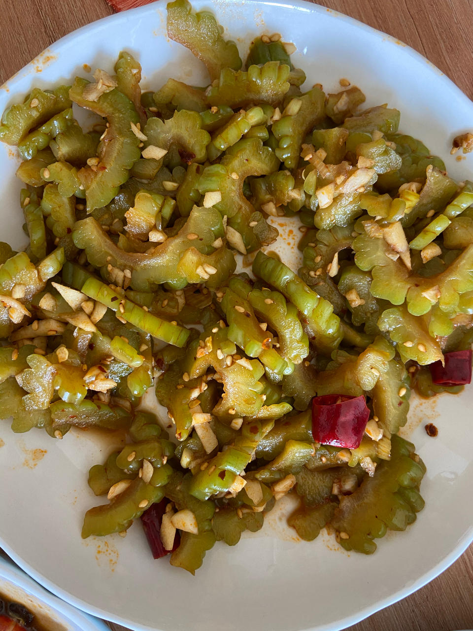 凉拌苦瓜（减脂肪，脆爽可口）