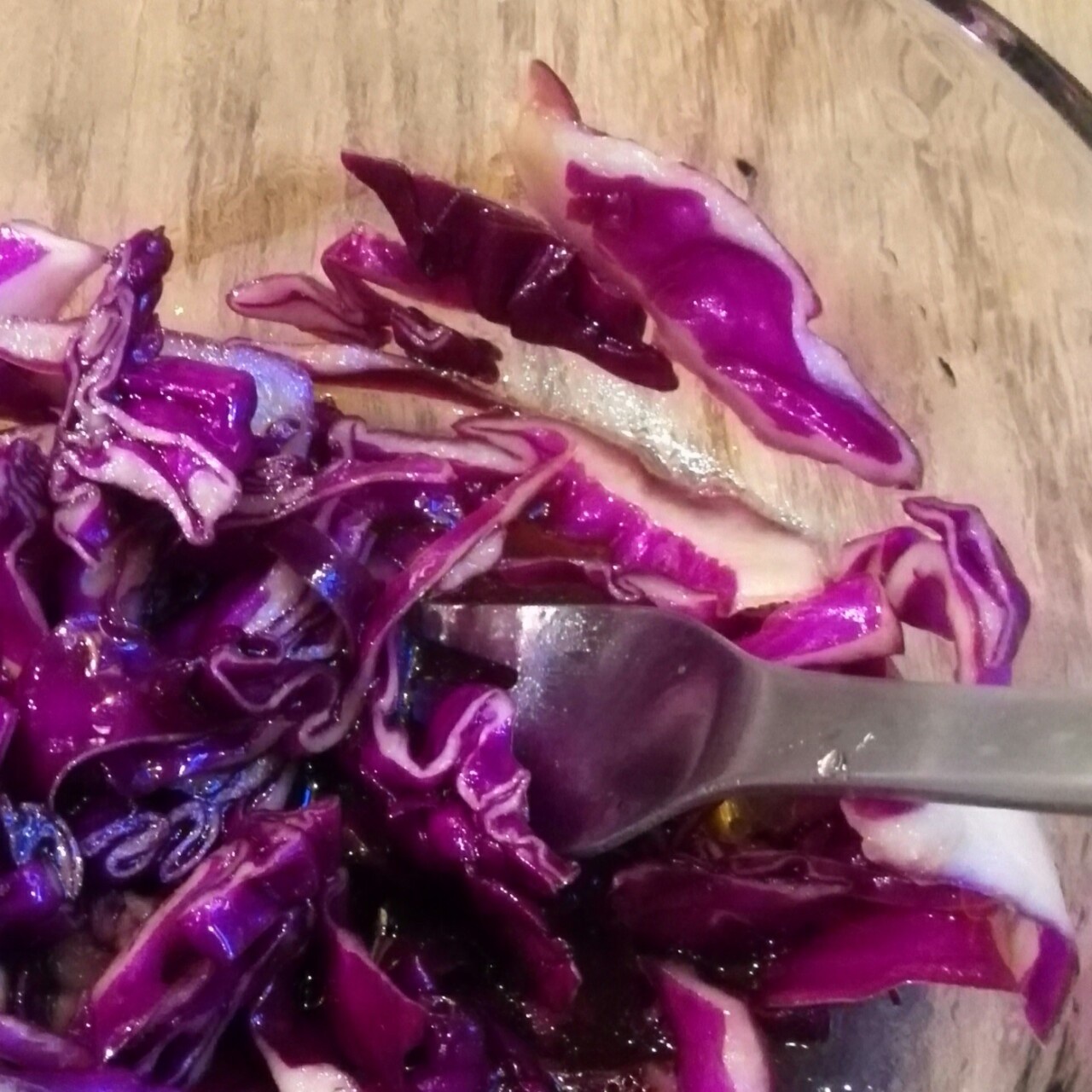 凉拌紫甘蓝