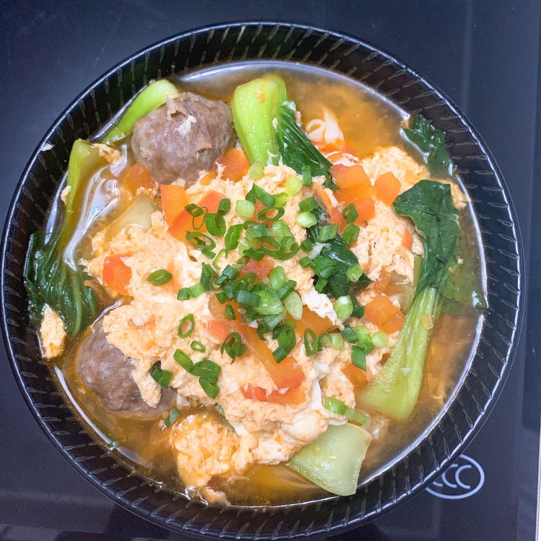 宇宙无敌好吃的西红柿鸡蛋面 三口之家的快手一餐
