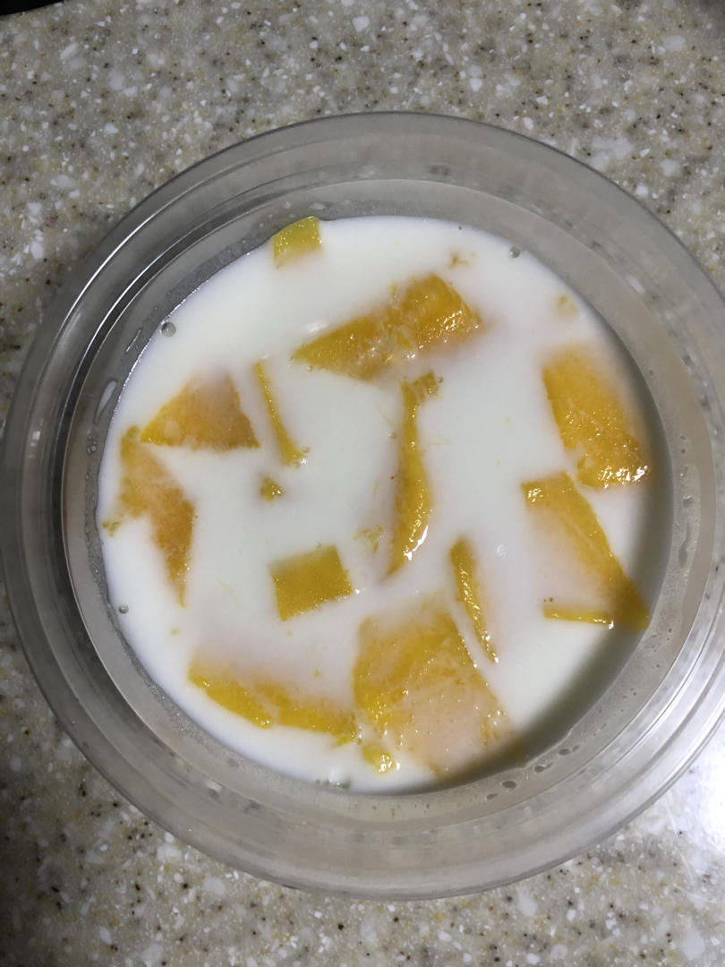 低卡‼️低糖‼️减肥‼️芒果奶冻芒果椰奶小方🥭
