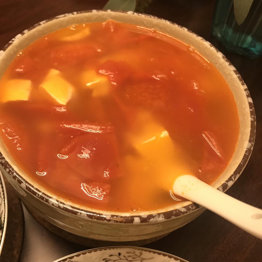 番茄豆腐汤