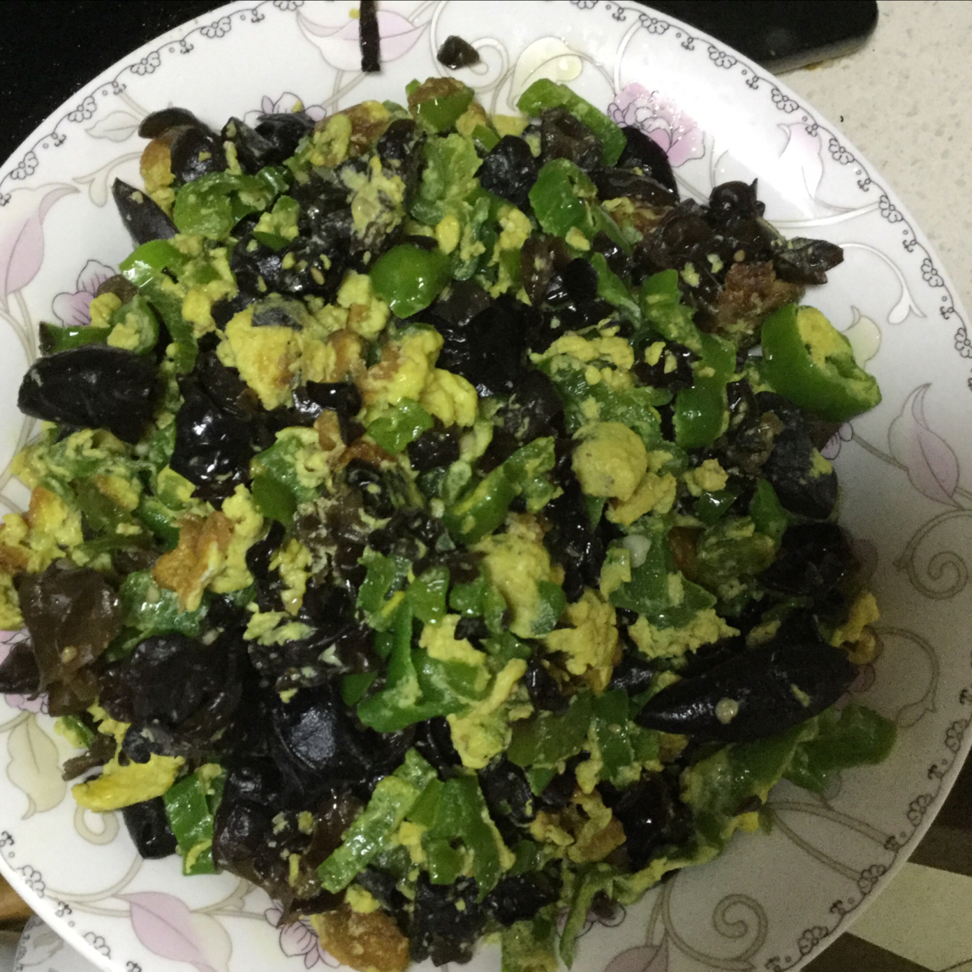 青椒炒蛋