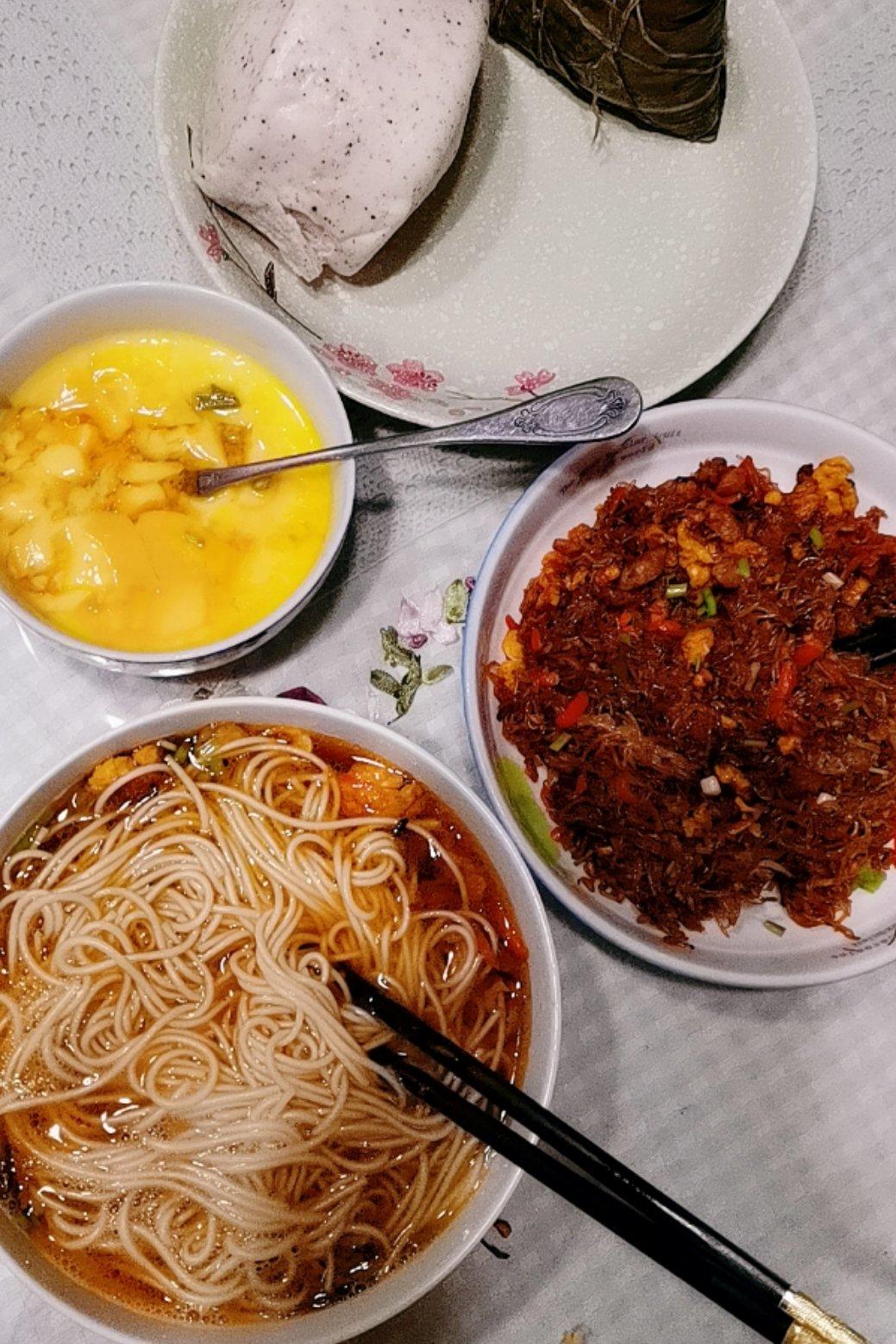 中学生的早餐