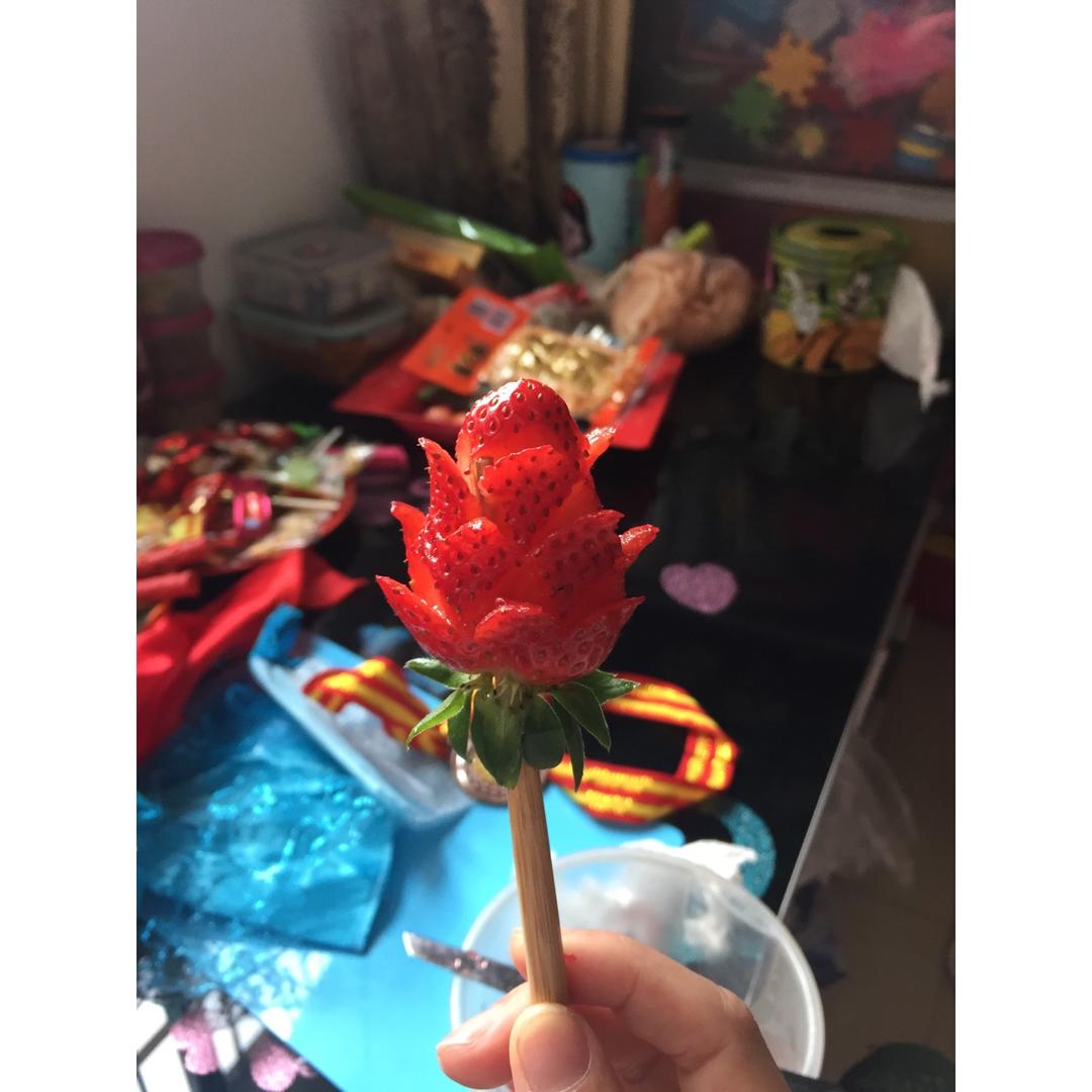 玫瑰花草莓