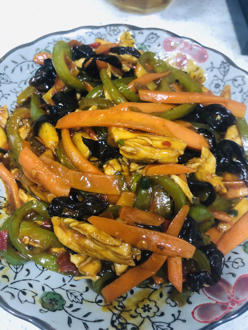 鱼香肉丝（鸡胸肉版）