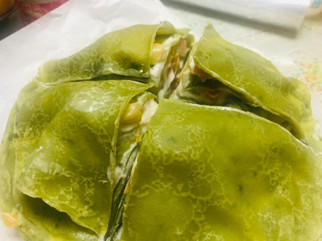 抹茶毛巾卷