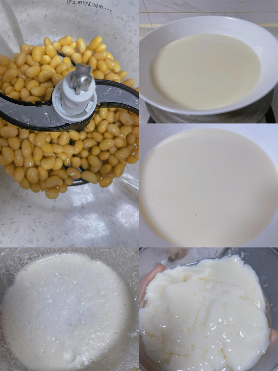 今天才知道，用绞肉机就可以做豆腐脑，这方法第一次见，太棒了