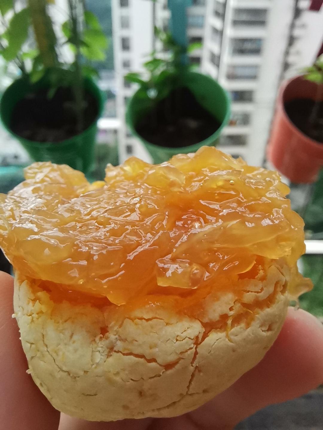 脆皮糯米南瓜饼