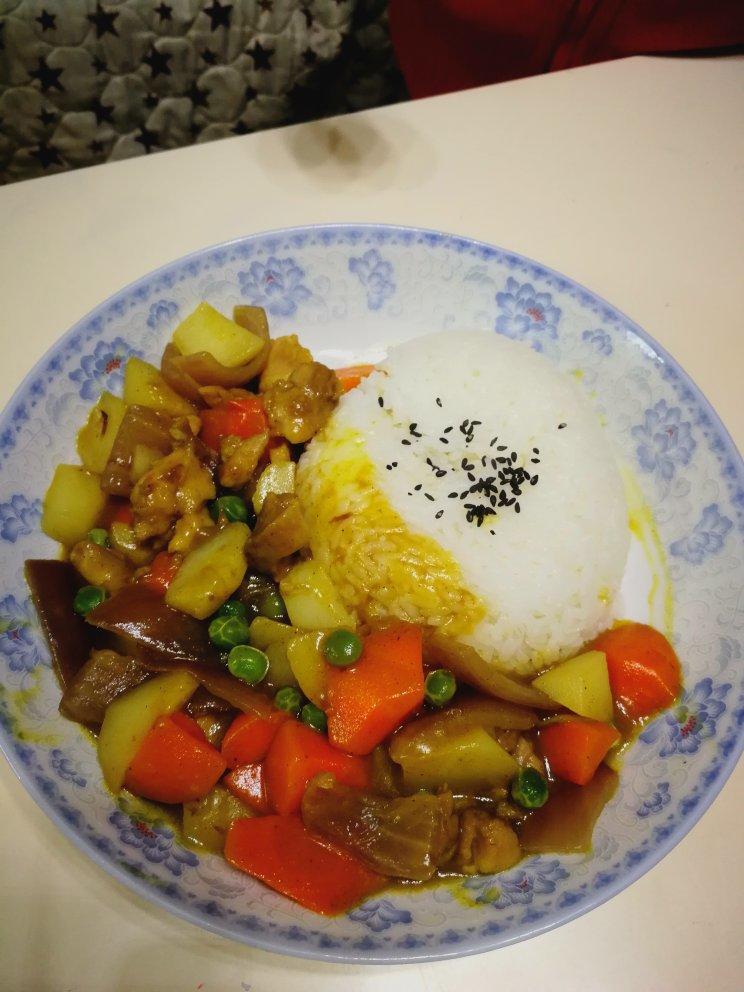 咖喱鸡肉饭