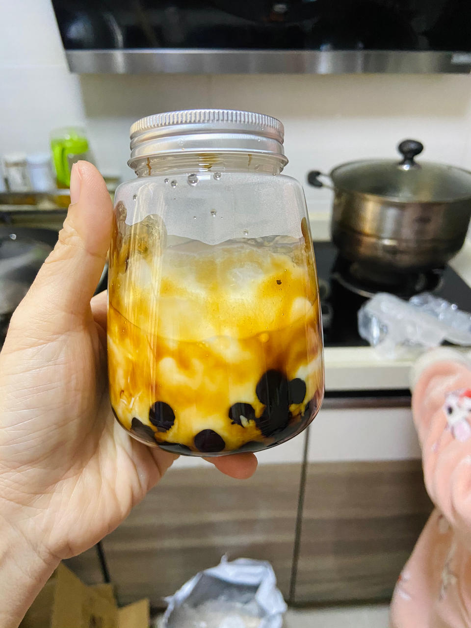 奶茶店爆款👉黑钻烤奶❗️🥤好喝到没朋友❗️