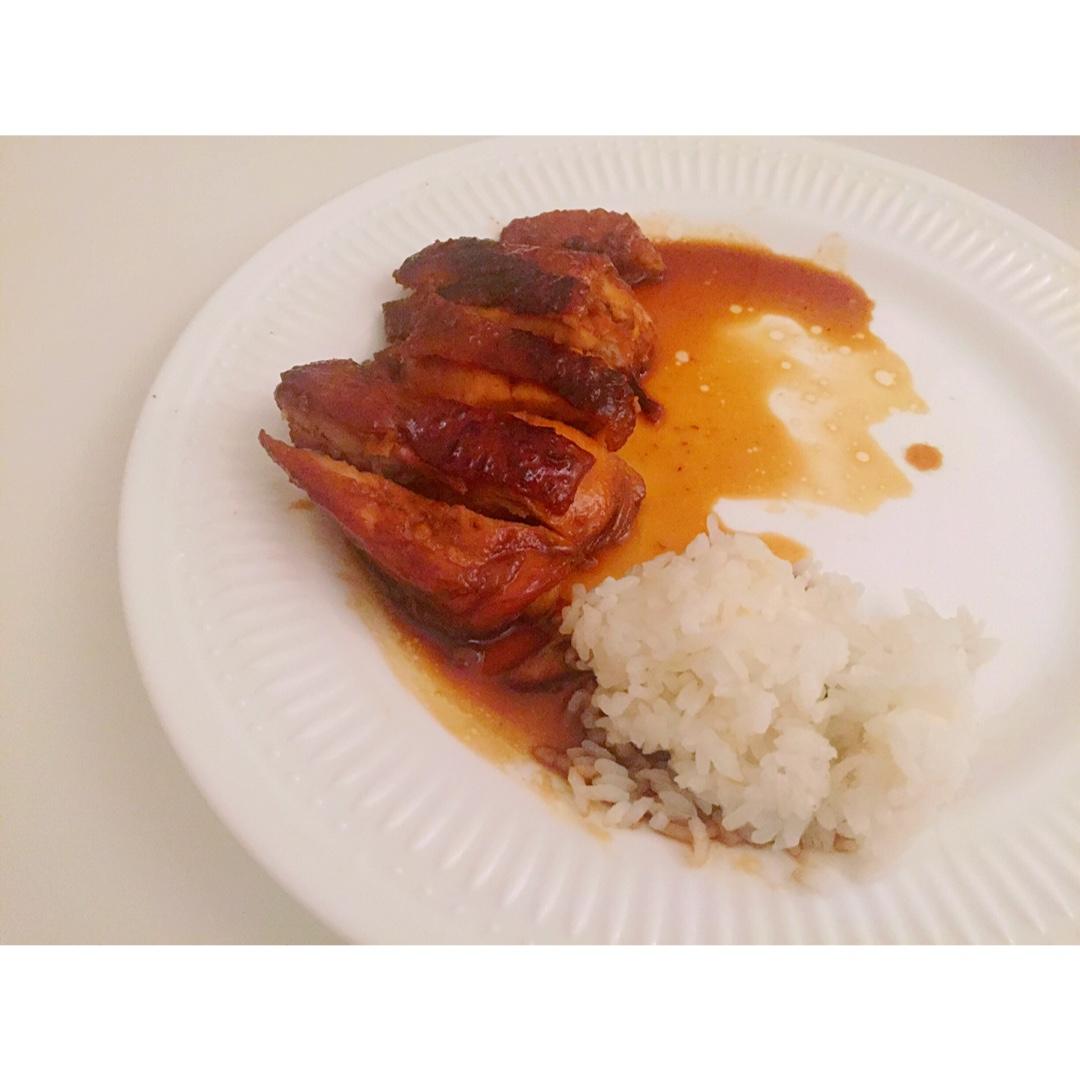 照烧鸡腿饭