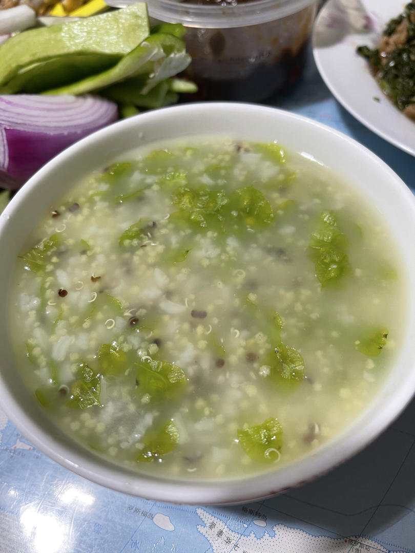 榆树钱米粥