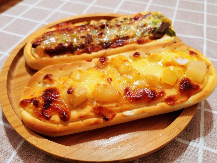 含宣软饼皮做法、自己在家也能做出馅料十足、超拉丝的美味诱人披萨